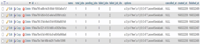 Batching of Jobs